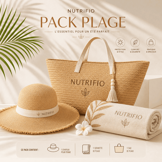 Pack Plage Nutrifio : L'Essentiel pour un Été Parfait